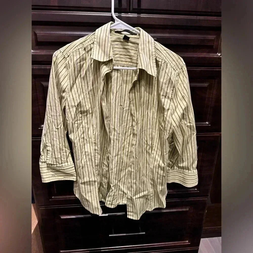 Express design Button up shirt LARGE